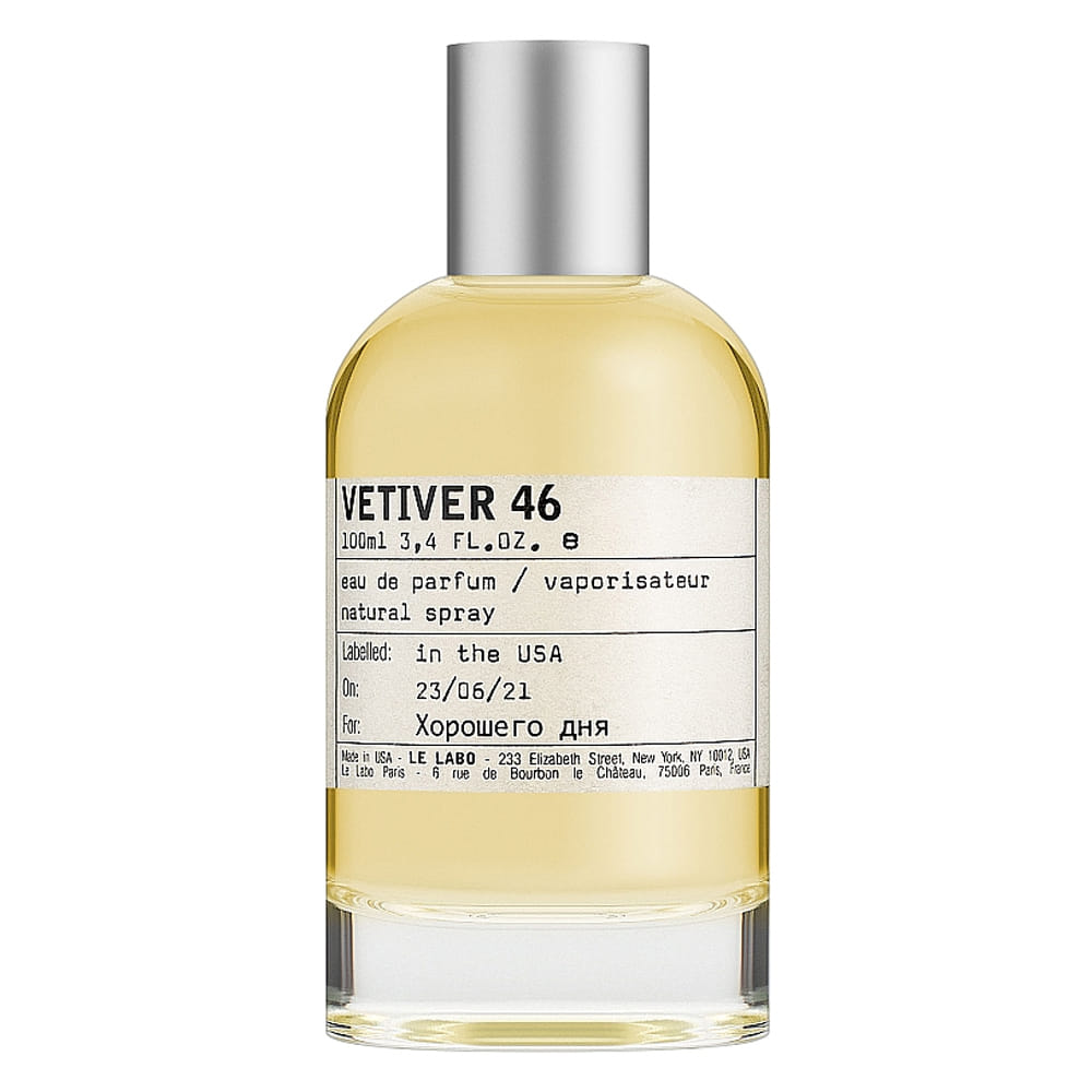 Le Labo Vetiver 46 Eau De Parfum for Unisex - 100 Ml